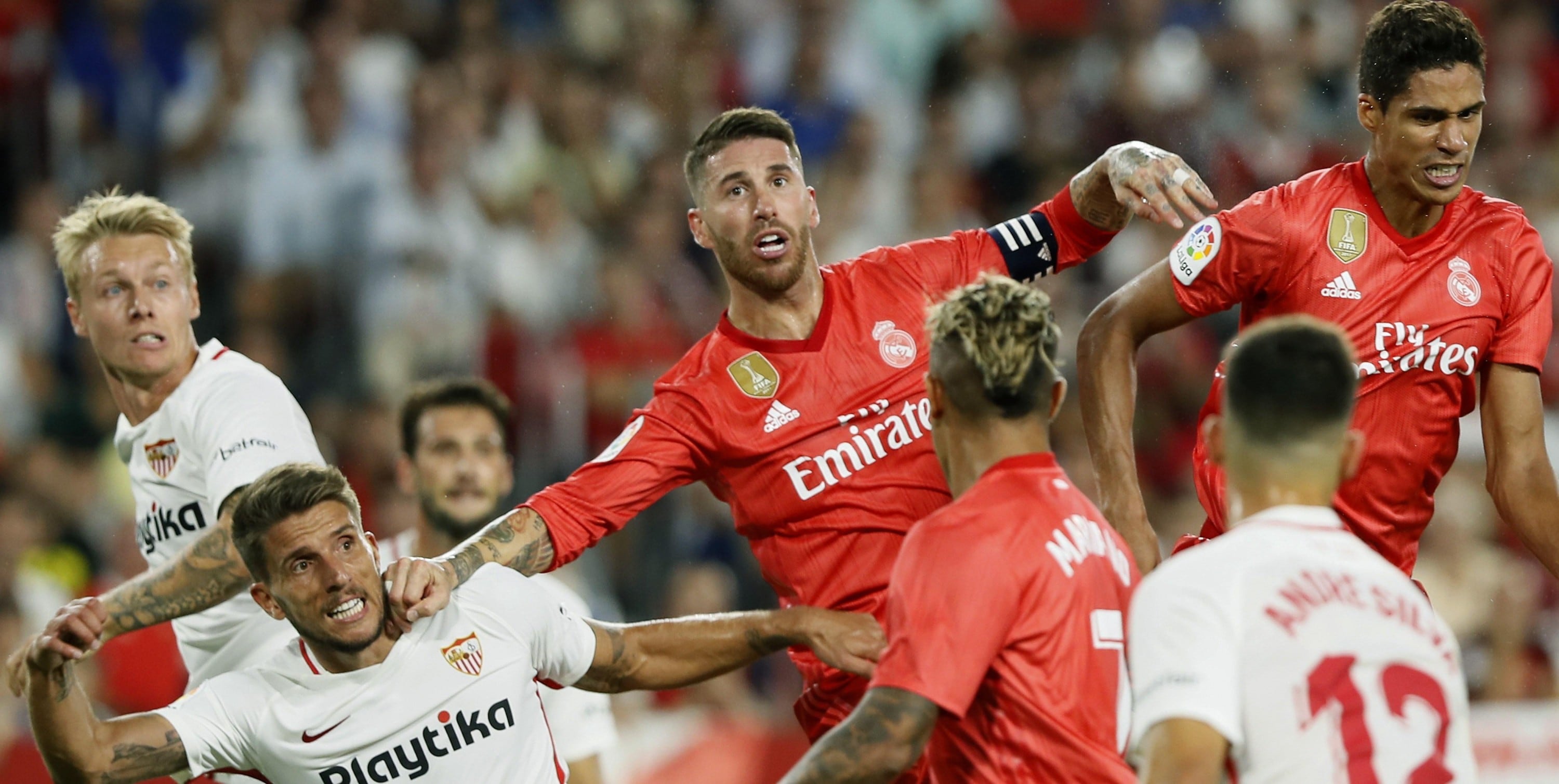 Real Madrid cayo goleado 3-0 ante  Sevilla por La Liga Liga Santander