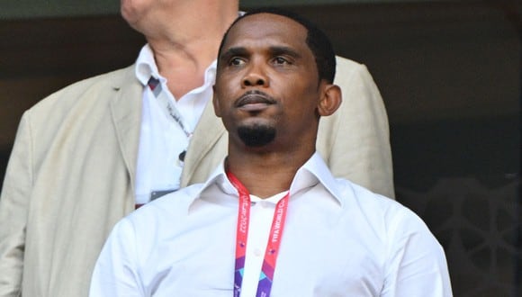 Samuel Eto'o pidió disculpas tras incidente con un youtuber en el Mundial Qatar 2022. (Foto: EFE)