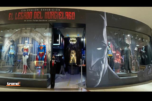 El 'mundo Batman' se instaló en Mall del Sur con la exhibición interactiva ‘El legado del murciélago’. (Entrevista: Isabel Medina / Trome)