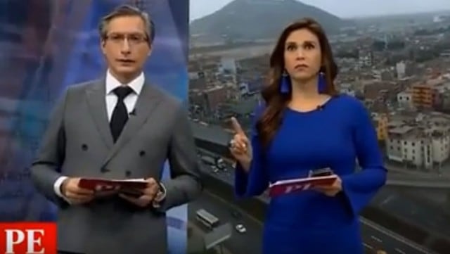 Federico Salazar y Verónica Linares fueron sorprendidos con sismo de 5.5 grados.