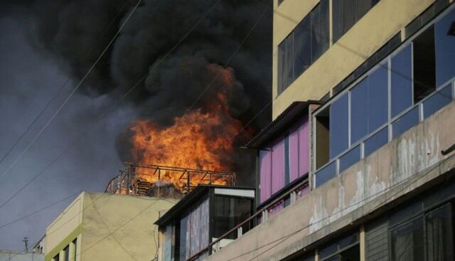 Incendio en hotel