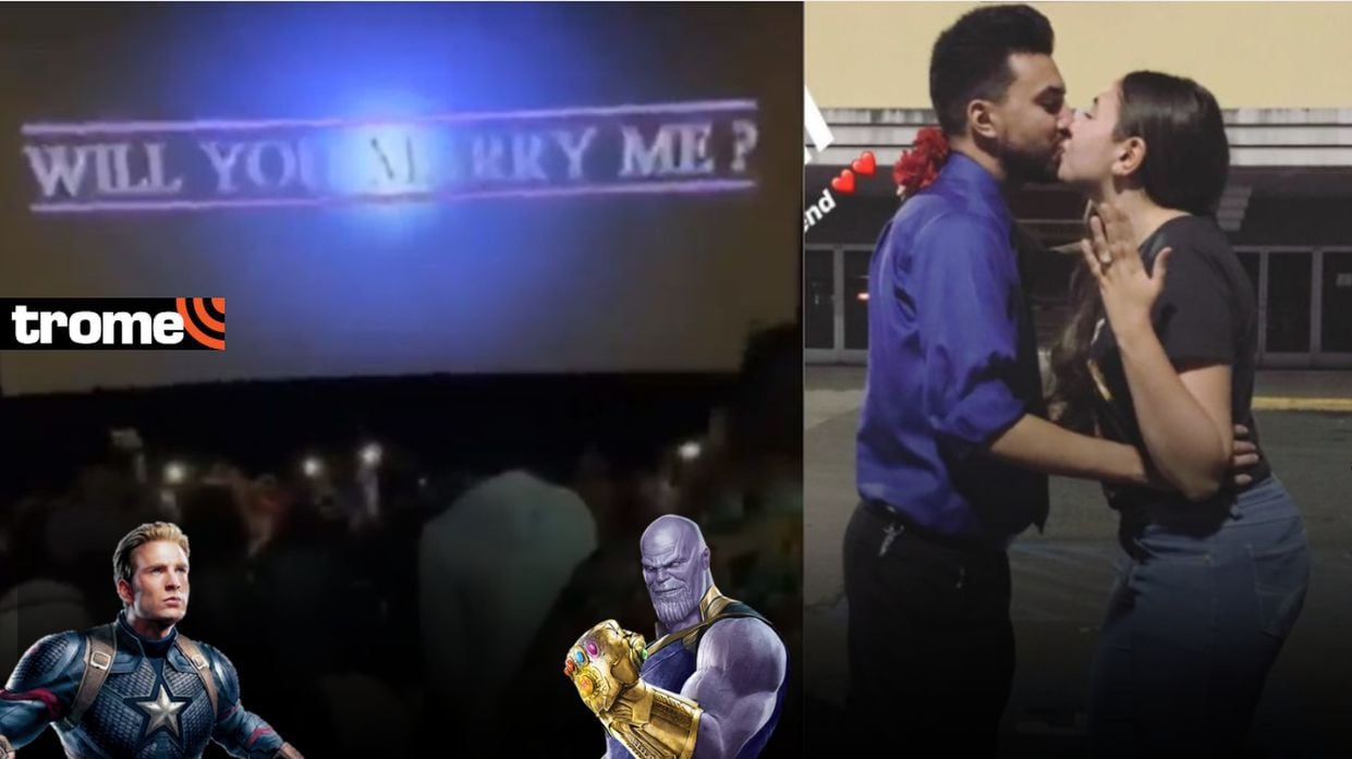 "Avengers: Endgame": Fan pidió matrimonio a su novia en sala de cine durante estreno