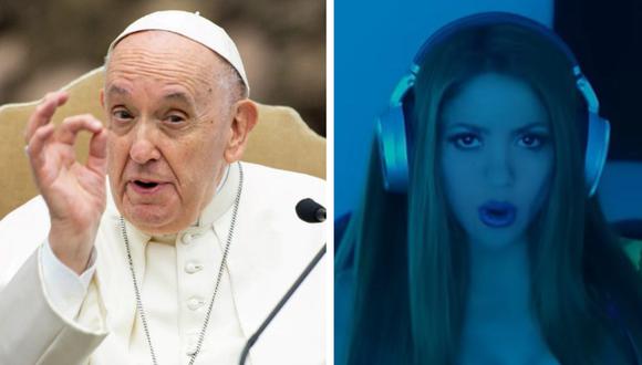 Uno de los últimos mensajes del Papa Francisco en Twitter ha sido relacionado por los usuarios con la canción de Shakira. (Foto: Reuters | Shakira).