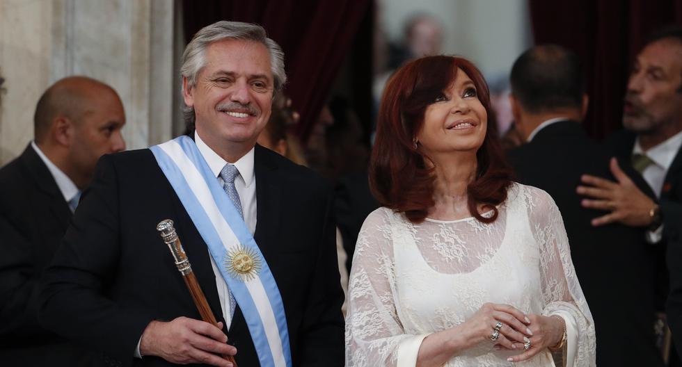 Alberto Fernández asume como presidente de Argentina. (Foto: AP)