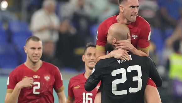 Vlahovic marcó el segundo gol de Serbia vs. Suiza por el Mundial Qatar 2022. (Foto: EFE)