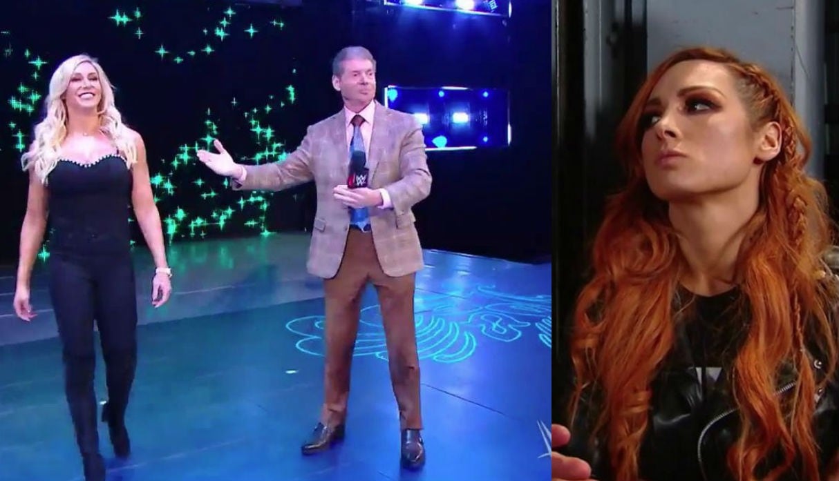 Sorpresivamente Vince McMahon reemplazó a Becky por Charlotte. (Fox Action)