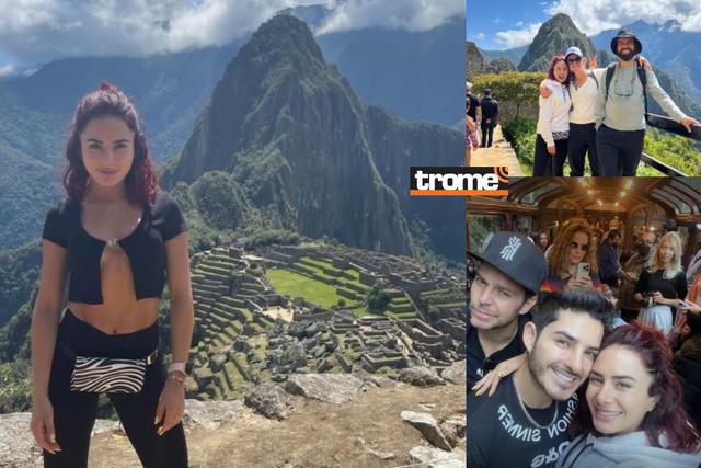 Momentos del viaje a Machu Picchu (Cusco) de los actores de Pasión de Gavilanes, Pálpito, Sin senos sí hay paraíso y otros éxitos de Netflix y Telemundo. (Compos. Trome)