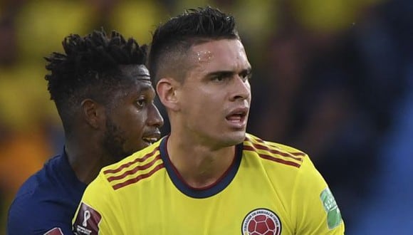 Rafael Santos Borré ha participado en siete de los catorce partidos de Colombia de Eliminatorias rumbo a Qatar. (Foto: AFP)