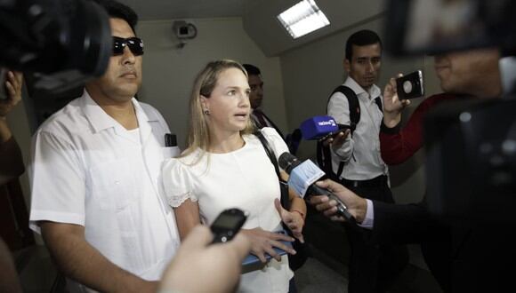 Luciana León aseguró que es "la principal interesada" en que se investigue su caso. (Foto: GEC)