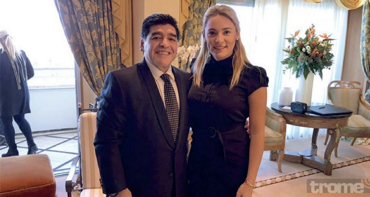 Diego Maradona aclaró supuesta boda con su pareja, Rocio Oliva