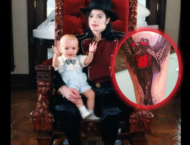 Hijo de Michael Jackson se tatúa