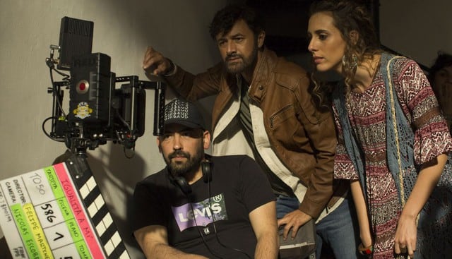 Carlos Alcántara y Daniela Camaiora inician el rodaje de “Igualita a mí”, película que protagonizan. (Foto: Tondero)