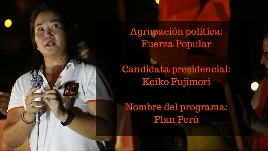 Keiko Fujimori, en estas Elecciones 2016.