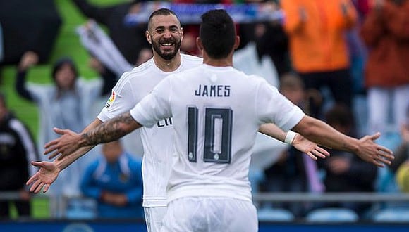 Real Madrid: James Rodríguez y Benzema festejaron triunfo a ritmo de reguetón