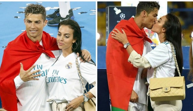 Cristiano Ronaldo y Georgina Rodríguez (Foto: AFP)