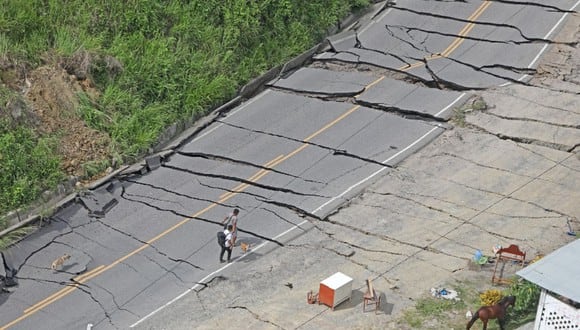 El terremoto de Amazonas se sintió en la madrugada del pasado 28 de noviembre y alcanzó una magnitud de 7,5 grados, dejando más de 4 mil damnificados. (Foto: Prensa Palacio)