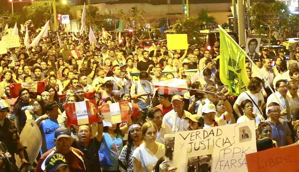 Anuncian nueva marcha contra el indulto humanitario a Alberto Fujimori. (Fotos: USI)