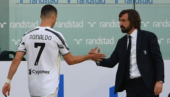Andrea Pirlo habló del futuro de Cristiano Ronaldo. (Foto: AFP)
