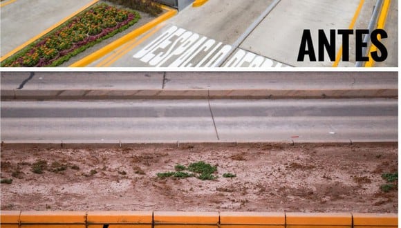 Las áreas verdes adyacentes al Metropolitano se encuentra en abandono indicó la Municipalidad de Lima. (Foto: MML)