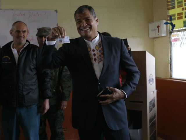 Elecciones en Ecuador. (AFP)