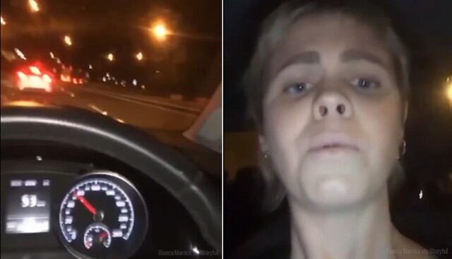Esta mujer sufrió un terrible susto a causa de 'algo' que le apareció adentro de su auto. | Facebook