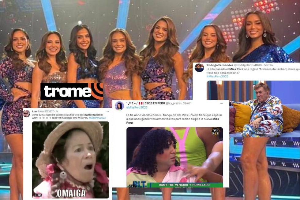 Los memes del Miss Perú 2023 (Foto: Twitter)