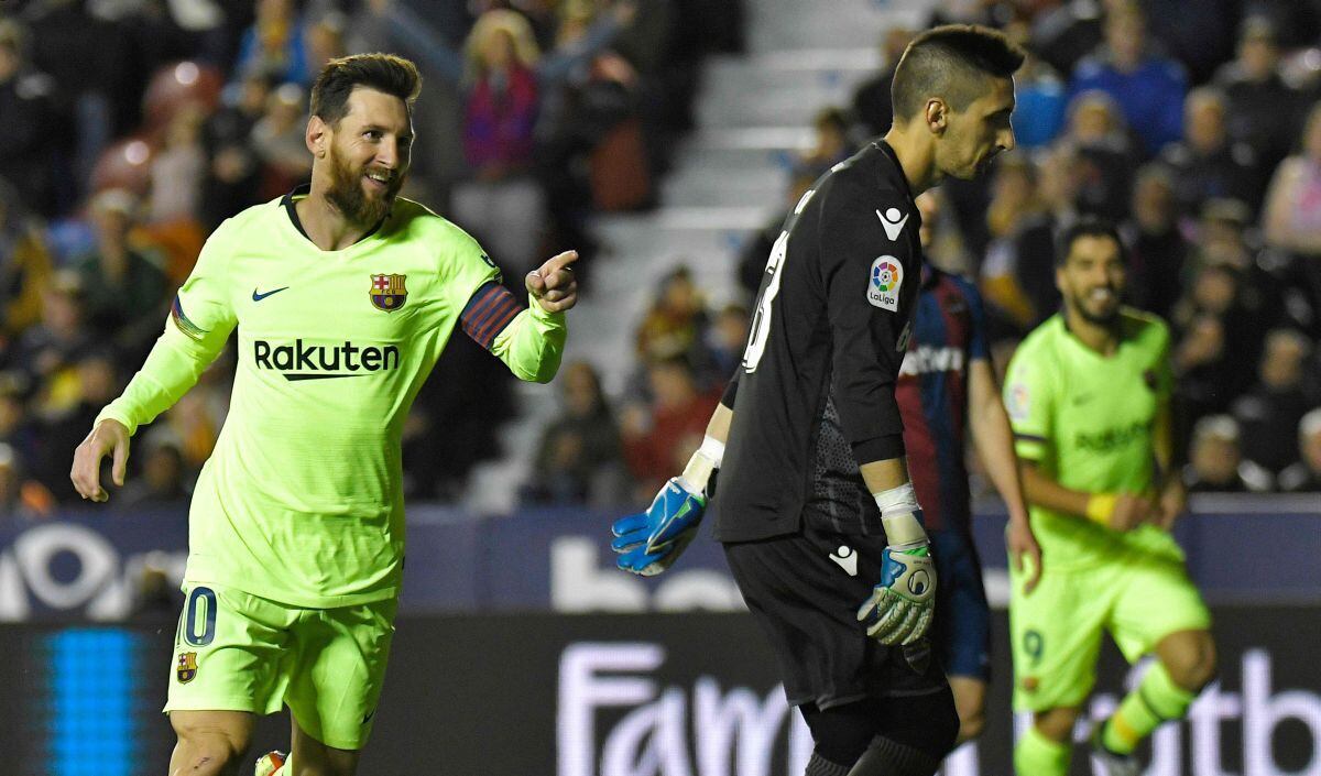 Barcelona humilló 5-0 a Levante con Triplete de GOLAZOS de Lionel Messi por la Liga Santander