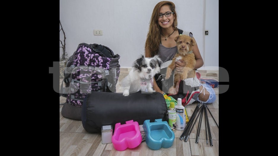 Aymet Tello no oculta el amor por sus mascotas y viaja con ellas por todo el Perú. Sin duda es toda una ¡Doglover!. (Fotos: Trome)