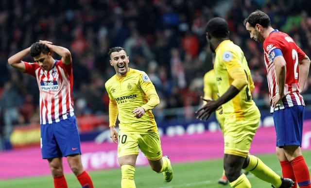 Atlético Madrid fue eliminado de la Copa del rey a manos del Girona