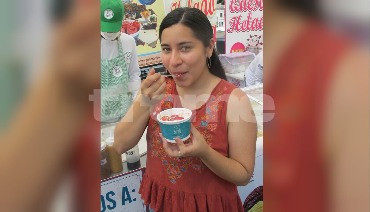 Sabrosos helados mundialeros en la Alameda Chabuca Granda para combatir el intenso calor
