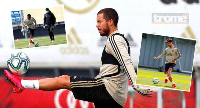 Real Madrid empezó sus trabajos con la presencia de Eden Hazard