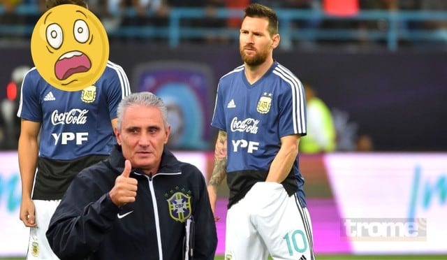 Lionel Messi y Tite se agarraron 'a la boquilla' nuevamente en amistoso