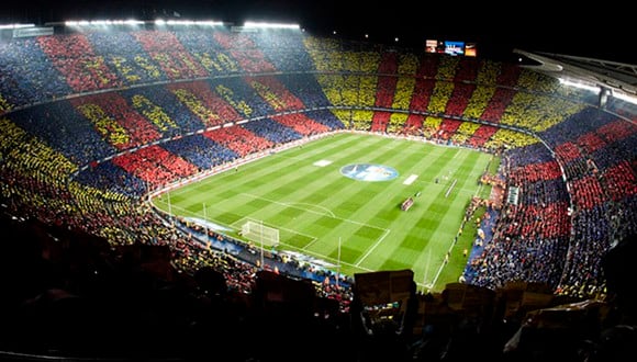 Camp Nou: el estadio del FC Barcelona tiene capacidad para 99.354 espectadores. (Foto: Agencias)