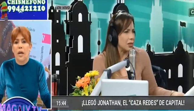 Magaly Medina a Mónica Cabrejos: "¿Por qué hablas estupideces?". (Capturas: Magaly Tv. La firme)