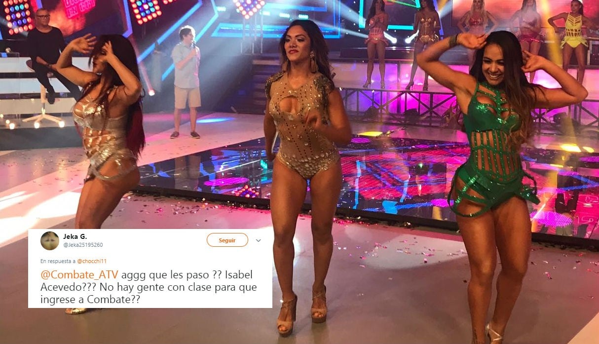 Isabel Acevedo ingresó a Combate e inmediatamente en las redes sociales criticaron al reality por tenerla entre sus filas.