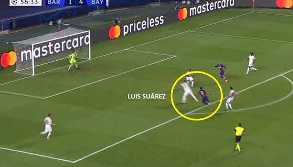 Gol de Luis Suárez en Barcelona vs Bayern Munich por Champions League