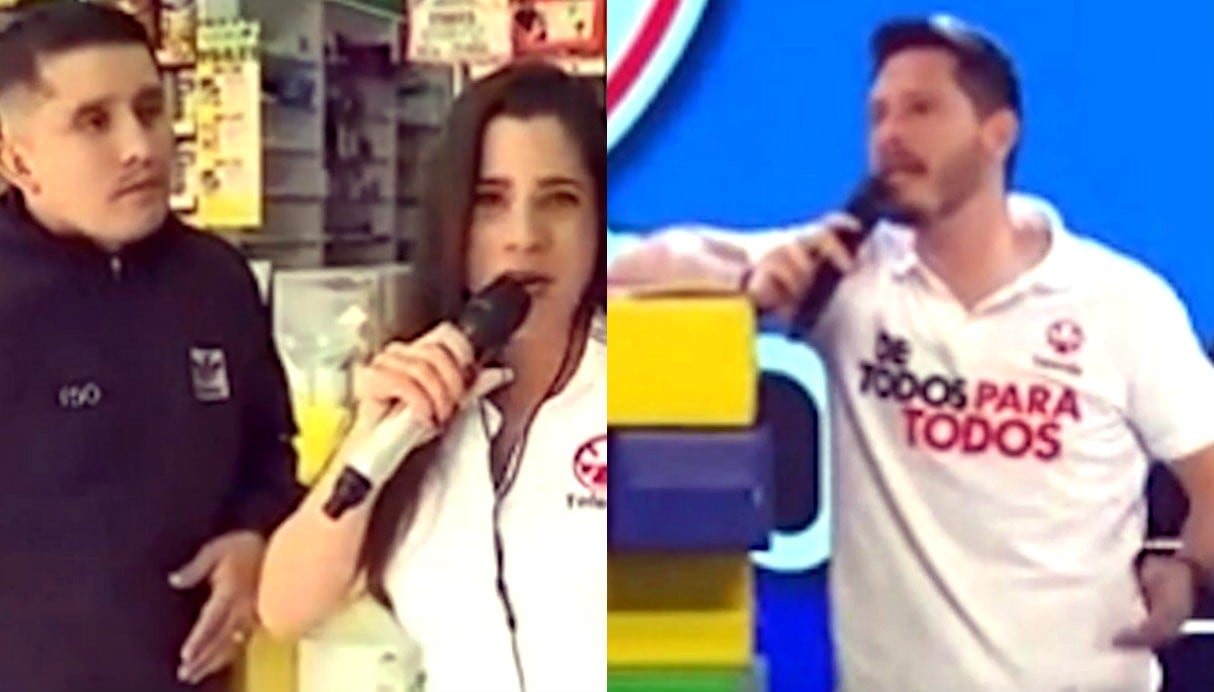 Vanessa Terkes y Cristian Rivero reaccionan así con hombre que donó 1 sol a la Teletón 2019