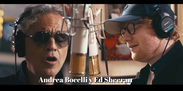Andrea Bocelli participó en versión orquestal de canción de Ed Sheeran