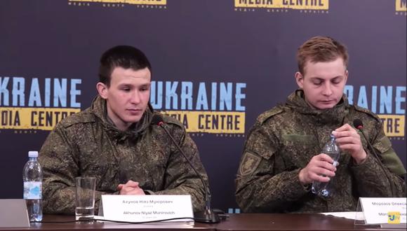 Soldados rusos capturados se disculpan por atacar Ucrania. (Foto: captura de video)