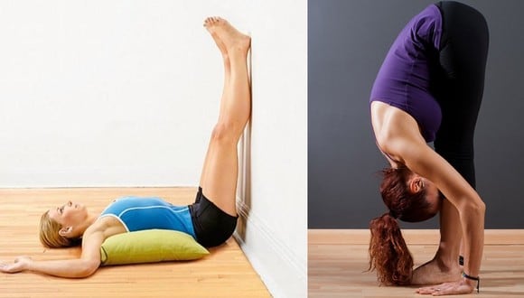 Cuatro posturas de yoga para aliviar el dolor de espalda.