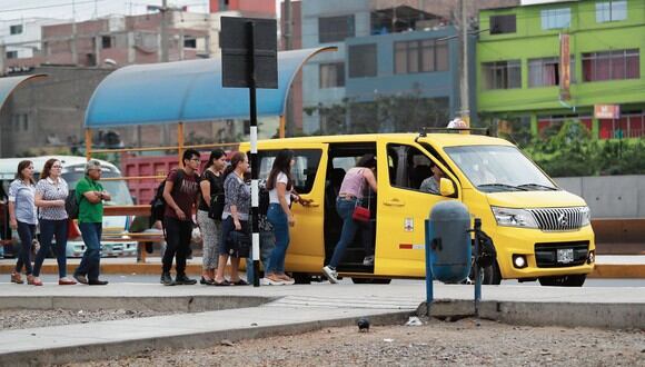 MTC y gremios de taxi colectivo acuerdan conformar comité técnico para plantear propuestas. (Foto: Lino Chipana)