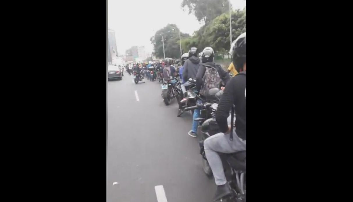 Motociclistas protestan