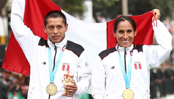 Christian Pacheco y Gladys Tejeda son dos de los mejores maratonistas peruanos.