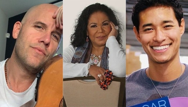 Tony Succar, Gian Marco y Eva Ayllon son nominados en Grammy Latino 2019 (Foto;@tonysuccar/@gianmarcooficial/@evaayllonoficial)