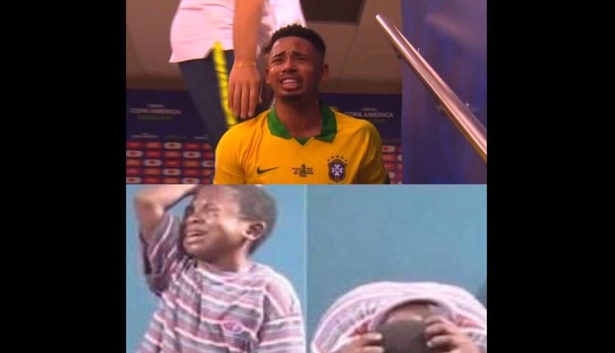 Memes de Gabriel Jesús tras ser expulsado en la Copa América 2019.