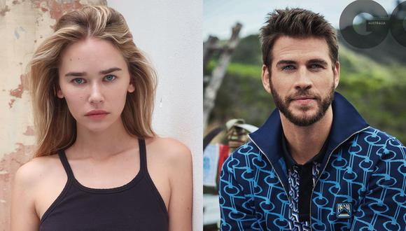 Se dice que el actor australiano, de 32 años, y la modelo, de 26, terminaron su relación 'hace un par de meses' después de casi tres años de noviazgo. (Instagram @gabriella_brooks y @liamhemsworth)