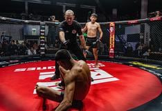 Sensacional nocaut en menos de 10 segundos en combate de muay thai con guantes de MMA