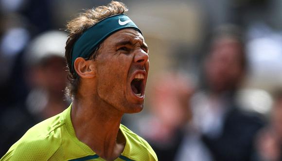 Rafael Nadal es campeón de Roland Garros 2022. Foto: JULIEN DE ROSA / AFP.