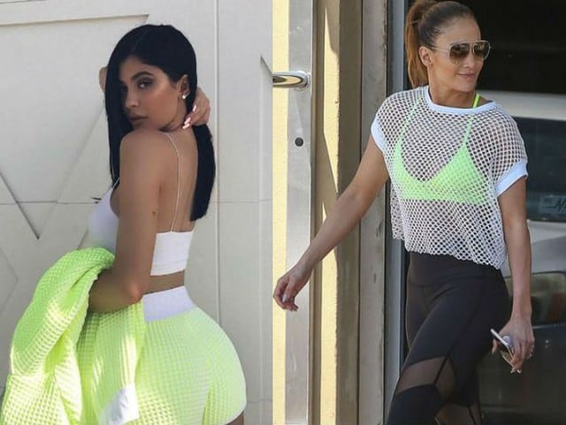 La bella Kylie Jenner y la hermosa Jennifer Lopez están estableciendo una nueva moda ¿Qué se traen entre manos?