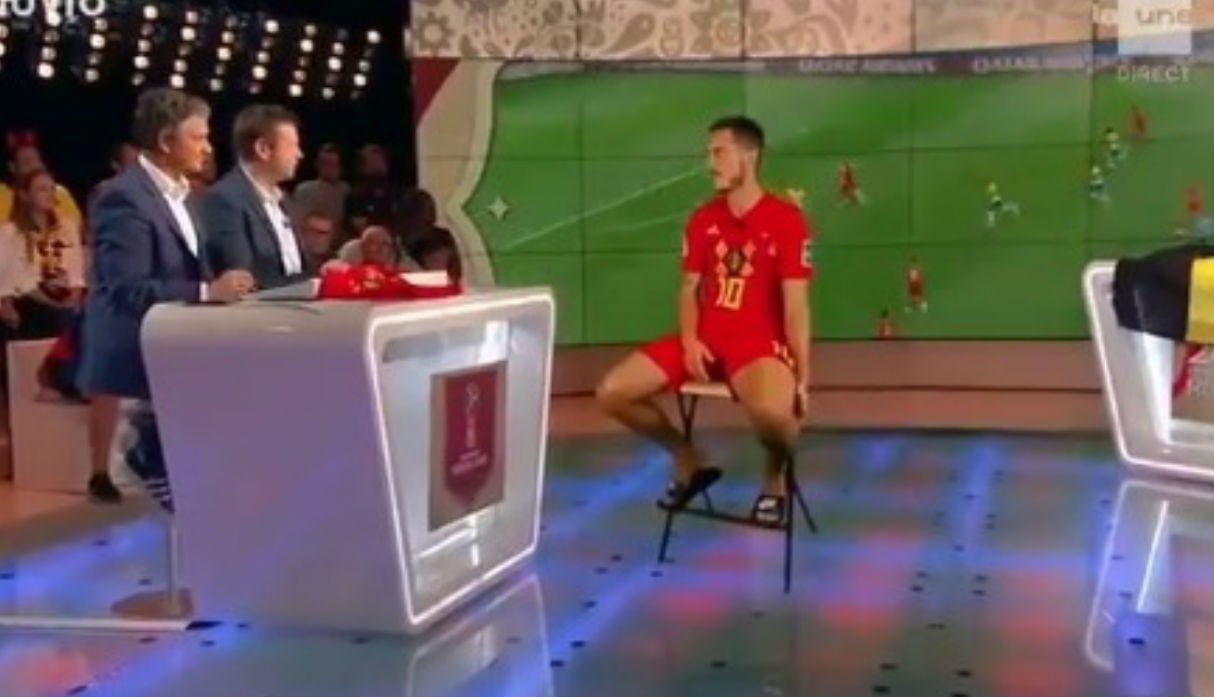 Eden Hazard: Su impactante aparición en programa de TV a través de un holograma apenas terminó Francia vs Bélgica